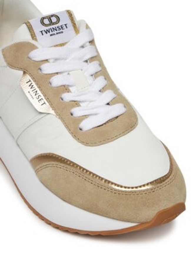 TWINSET Sneakersy 251TCP022 Biały