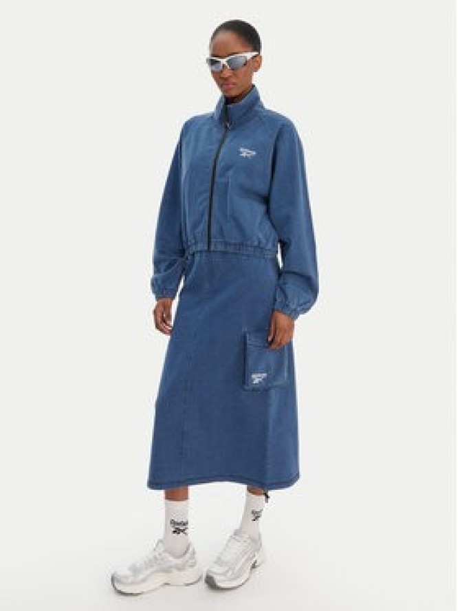 Reebok Bluza Polina RK25486CCW Niebieski Regular Fit