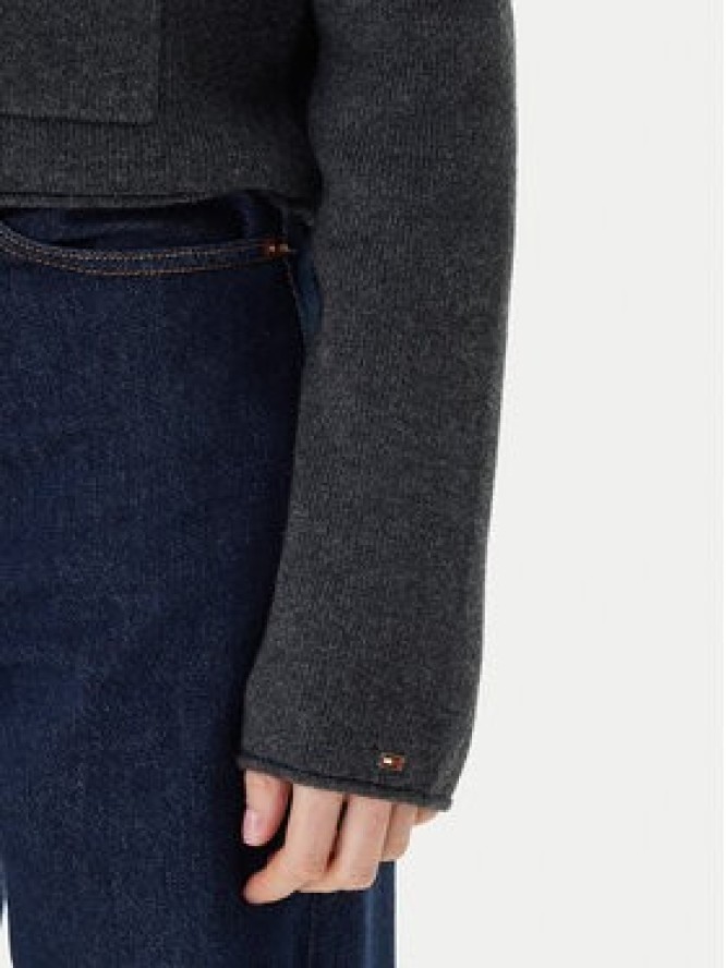 Tommy Hilfiger Kardigan WW0WW46441 Szary Regular Fit