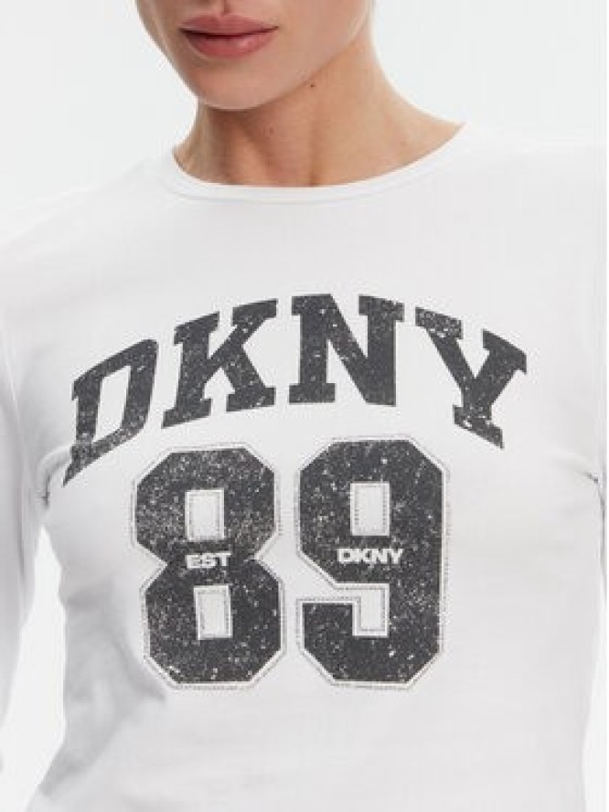 DKNY Sport Bluzka DP4T9979 Biały Regular Fit
