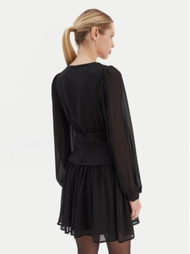 Rinascimento Sukienka koktajlowa CFC0126603003 Czarny Regular Fit