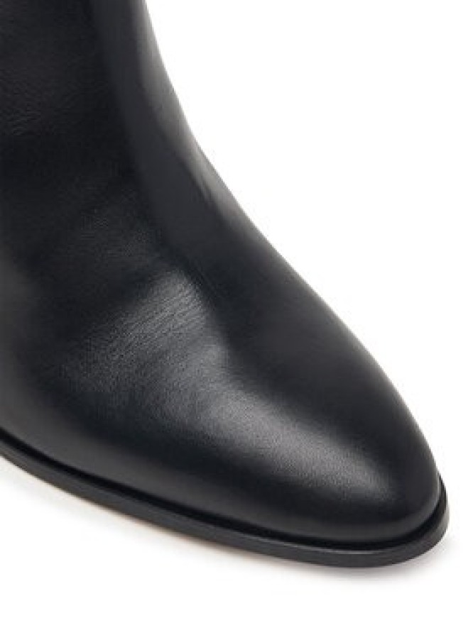 Tommy Hilfiger Kozaki Clean Tubular Knee Boot FW0FW09584 Czarny