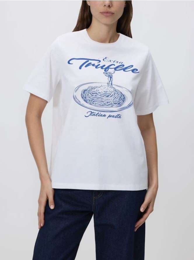 T-shirt z nadrukiem - biały