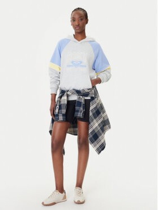 Roxy Bluza Essential Energy Blockd ERJFT04937 Szary Regular Fit