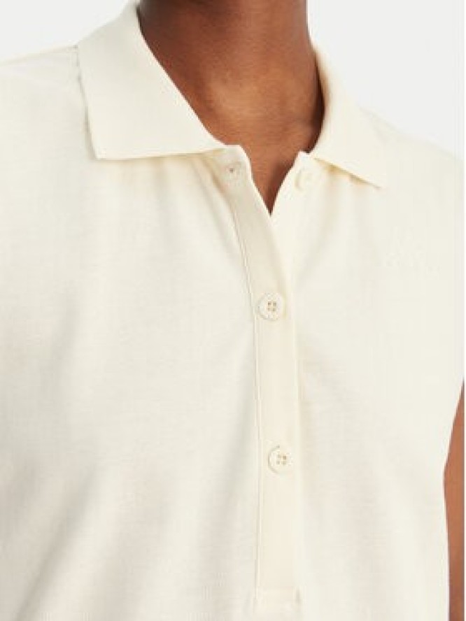 Kappa Sukienka codzienna Ivanka 332D7MW Écru Regular Fit