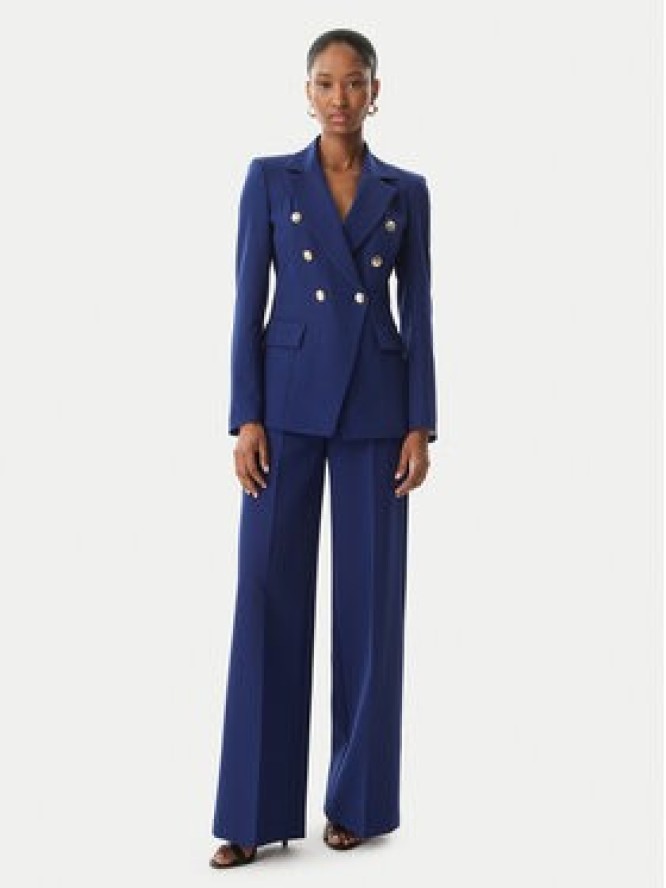 Maryley Spodnie materiałowe 26EB680/43FR Granatowy Regular Fit