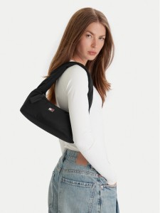 Tommy Jeans Torebka Tjw Urban Nylon Shoulder Bag AW0AW17886 Czarny