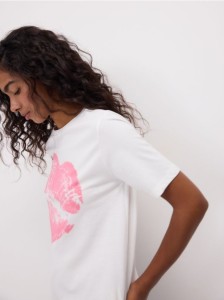 T-shirt z nadrukiem - biały