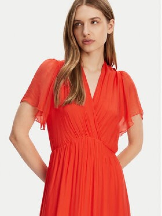 Haveone Sukienka letnia AFF-N006 Pomarańczowy Loose Fit