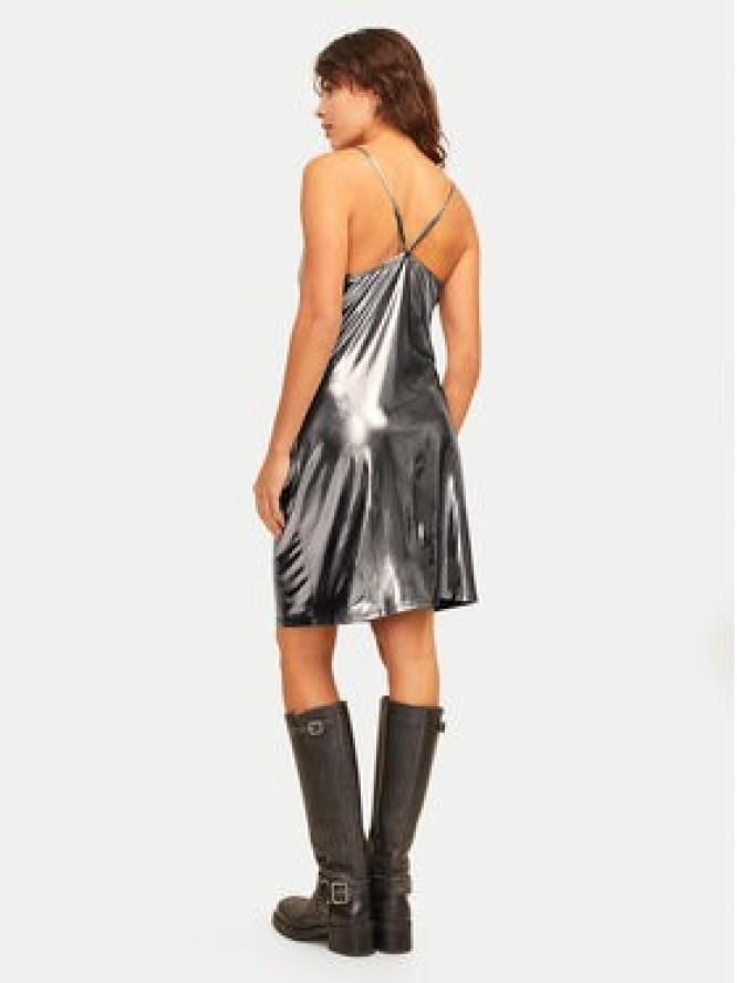 JJXX Sukienka koktajlowa Dina 12266218 Srebrny Loose Fit