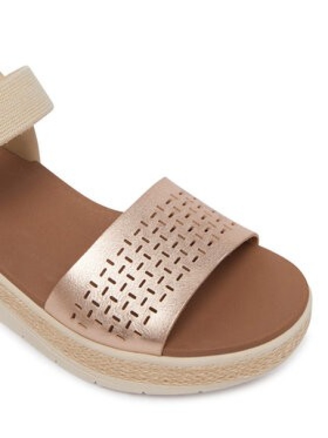 Skechers Sandały Bobs Sun Ray 114415/RSGD Złoty