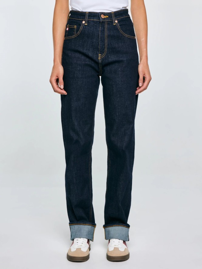 Jeansy damskie granatowe Avril 799