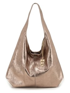 Lucca Baldi Skórzana torebka "Terracina" w kolorze jasnobrązowym - 32 x 32 x 16 cm rozmiar: onesize