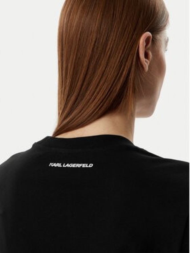 KARL LAGERFELD Sukienka codzienna B2W13071 Czarny Regular Fit