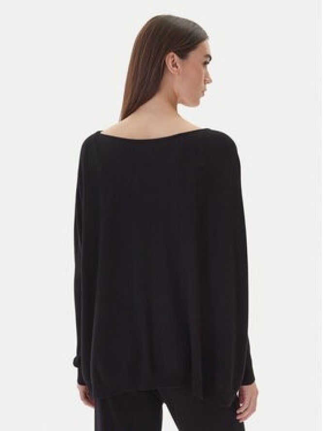 Kontatto Sweter 3M0802C Czarny Relaxed Fit