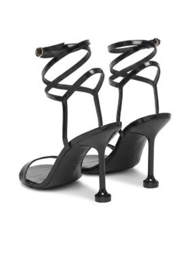Stuart Weitzman Sandały Naudistini Wrap 100 SM910 Czarny