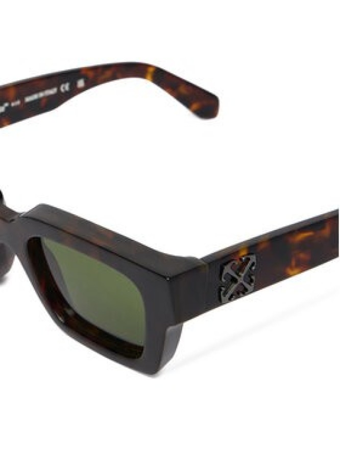 Off-White Okulary przeciwsłoneczne OERI126 Brązowy