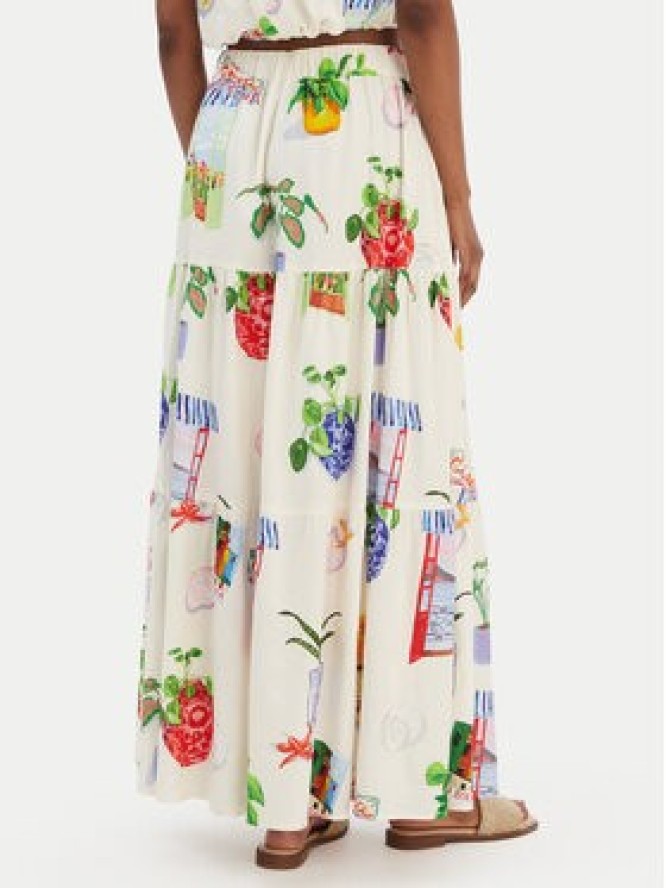 Seafolly Spódnica maxi La Boca 55650-SK Écru Regular Fit
