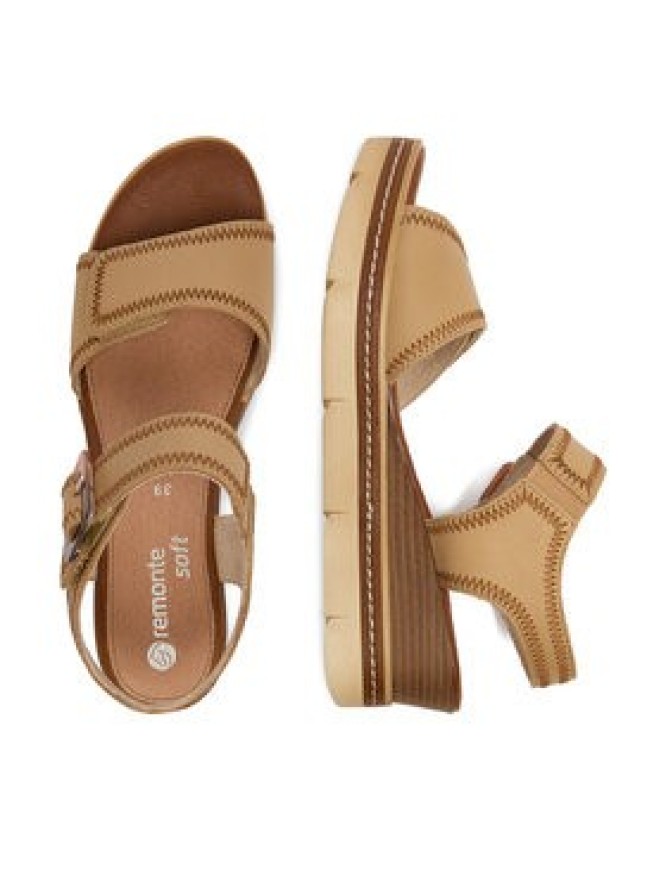 Remonte Sandały CEO-D2L58-61 Brązowy