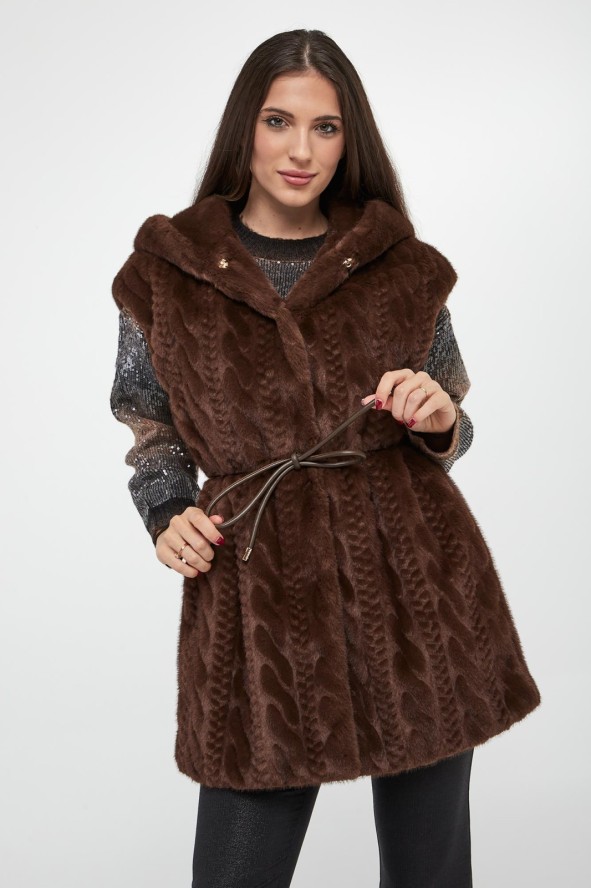 Kamizelka damska futrzana LIU JO