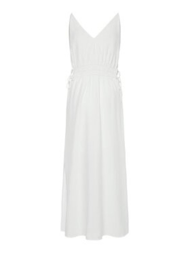 YAS Sukienka letnia Dazly 26037101 Biały Regular Fit