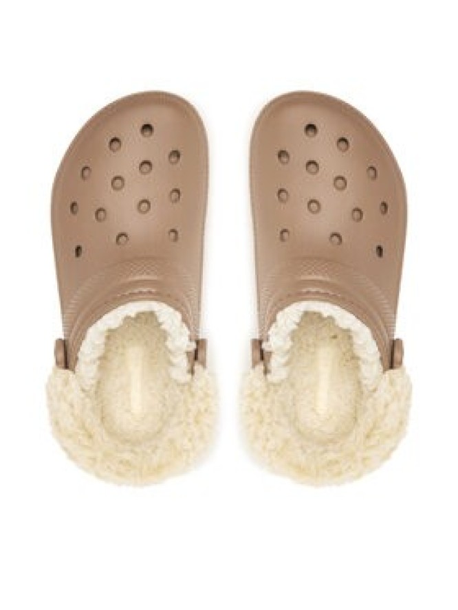 Crocs Klapki Classic Lined Clog 211396 Beżowy