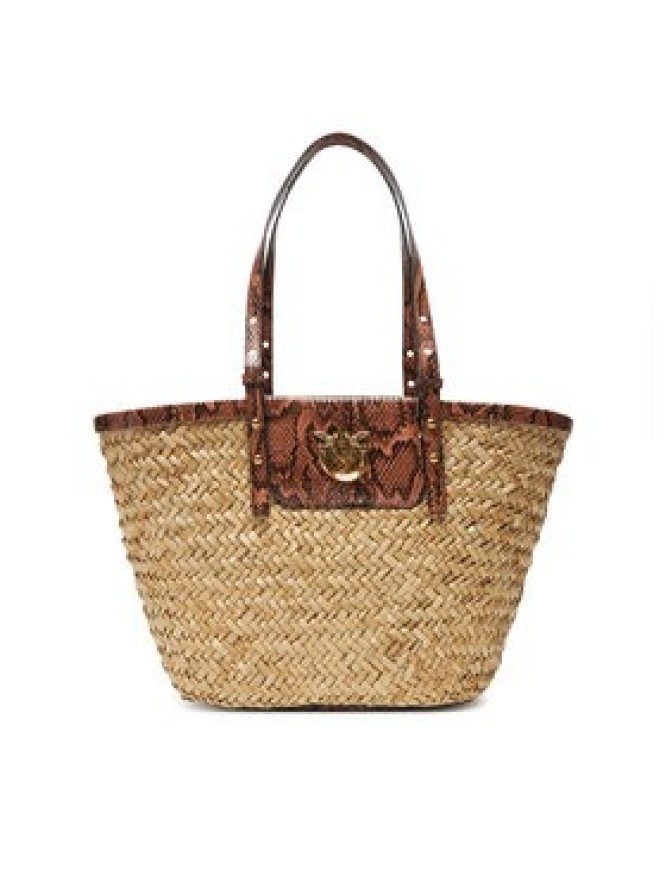 PINKO Torebka Love Summer Basket PE 25 PLTT 103324 A2GO Beżowy