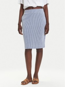 Olsen Spódnica ołówkowa 16001511 Niebieski Slim Fit
