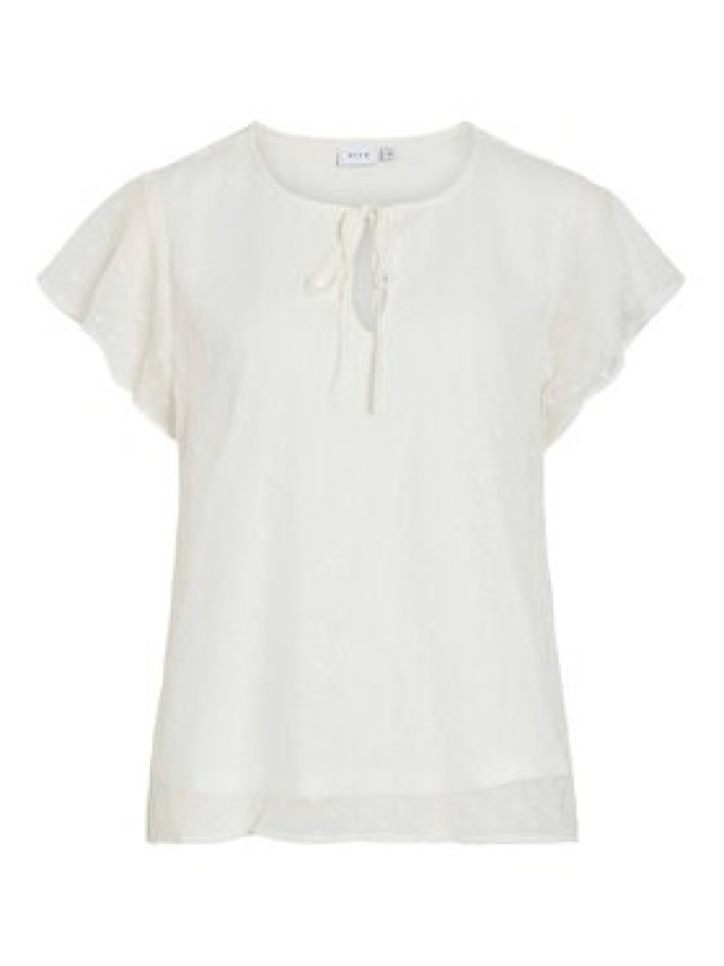 Vila Bluzka Edee 14100340 Biały Regular Fit