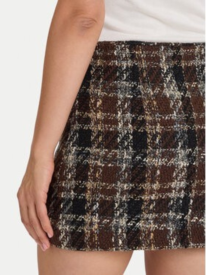 ViCOLO Spódnica mini TF0309 Brązowy Regular Fit