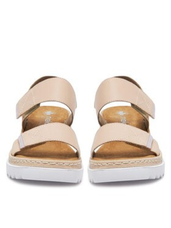 Rieker Sandały V4475-31 Beżowy