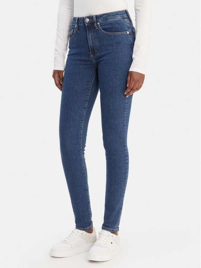 Tommy Hilfiger Jeansy WW0WW47689 Niebieski Skinny Fit