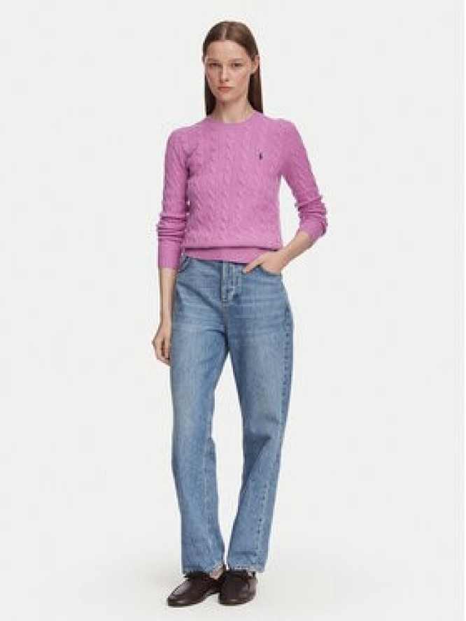 Polo Ralph Lauren Sweter 211971865506 Różowy Regular Fit