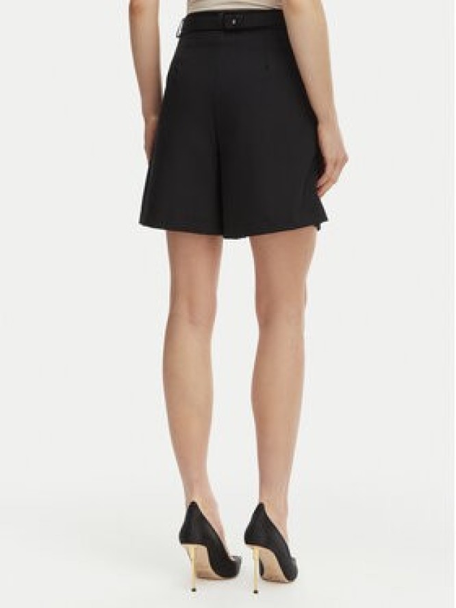 Rinascimento Szorty materiałowe CFC0127761003 Czarny Regular Fit