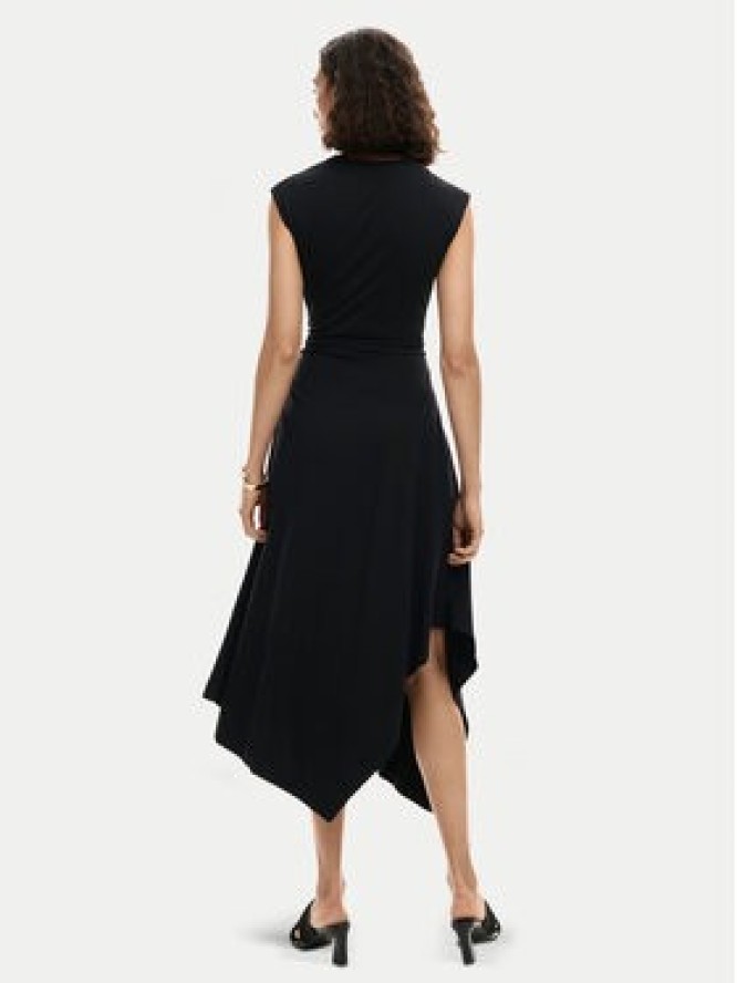 Desigual Sukienka codzienna Leyter 26SWVK50 Czarny Regular Fit