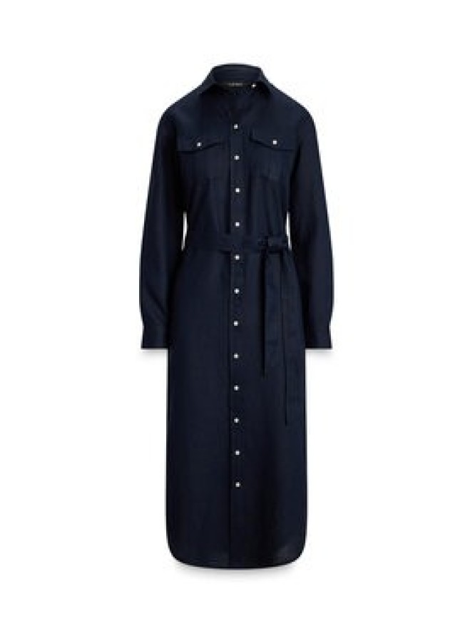 LAUREN RALPH LAUREN Sukienka koszulowa 200P13684002 Granatowy Regular Fit