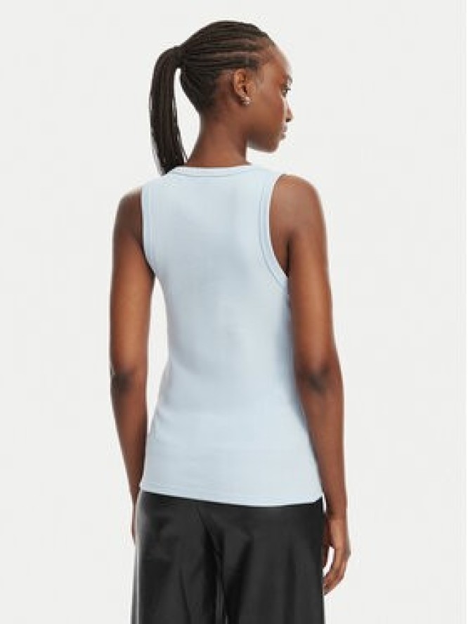 HUGO Top Datamia 50514489 Niebieski Slim Fit