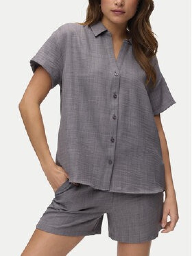 Vero Moda Szorty materiałowe Melaney 10325868 Szary Loose Fit