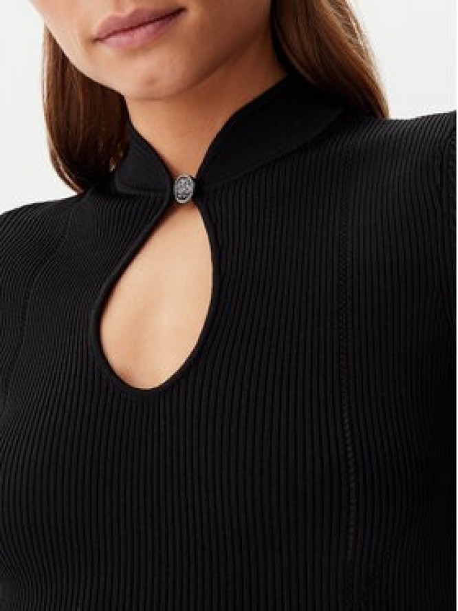 Guess Sukienka dzianinowa W5GK46 Z3L10 Czarny Slim Fit