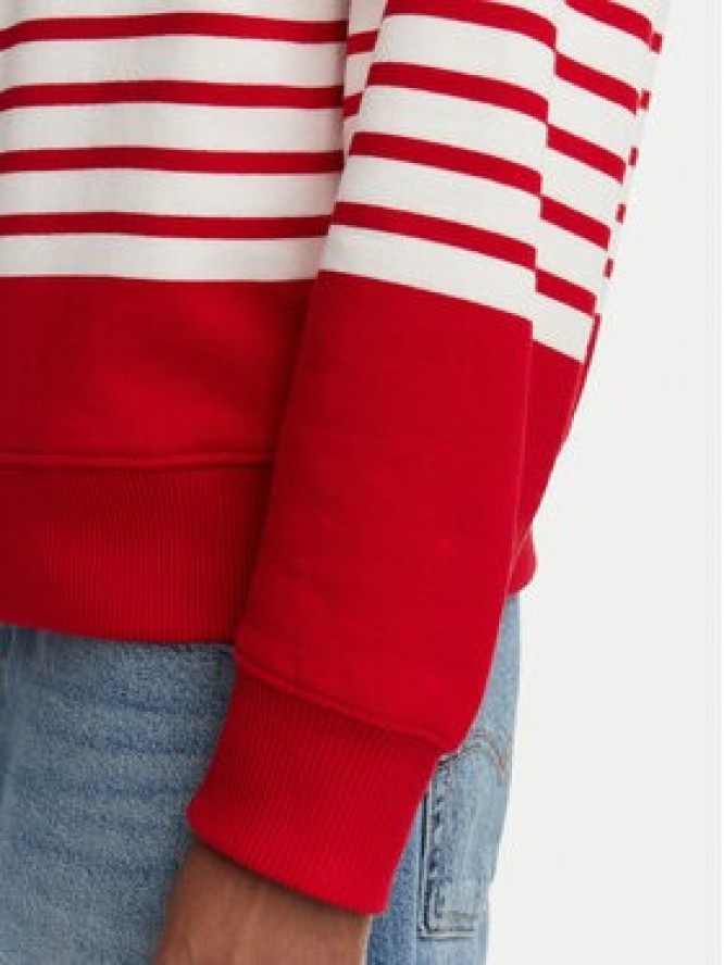 Tommy Jeans Bluza DW0DW22824 Czerwony Regular Fit