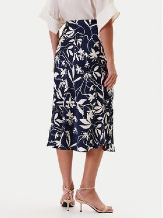 Tatuum Spódnica midi Satini 2 T2508.177 Granatowy Regular Fit