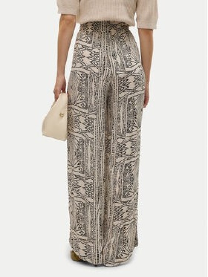 Vero Moda Spodnie palazzo Menny 10282478 Beżowy Wide Leg
