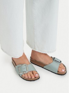 Birkenstock Klapki Madrid Big Buckle Hex 1031788 Zielony