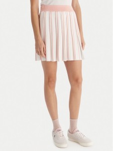 Guess Spódnica plisowana V5GD00 Z3D60 Biały Regular Fit