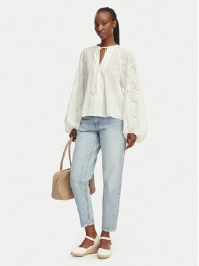 BOSS Bluzka Belvast 50559073 Biały Regular Fit