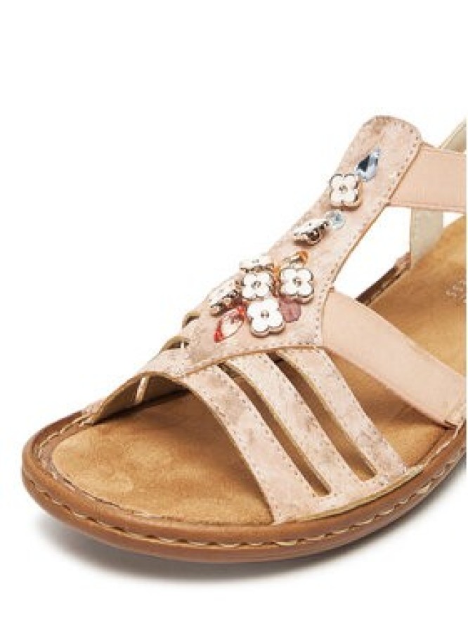 Rieker Sandały CEO-60855-31 Różowy