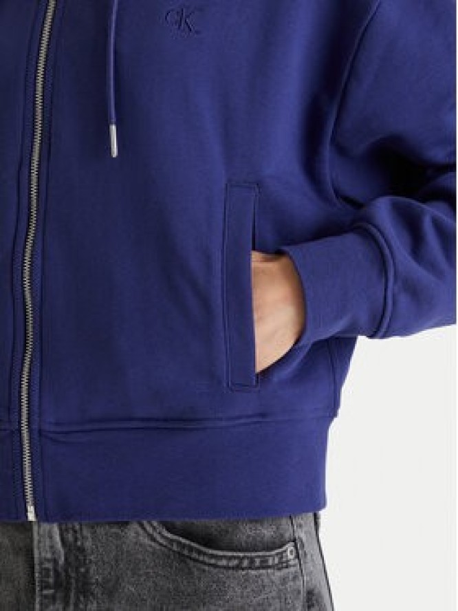 Calvin Klein Jeans Bluza Monogram LV047F208G Fioletowy Relaxed Fit