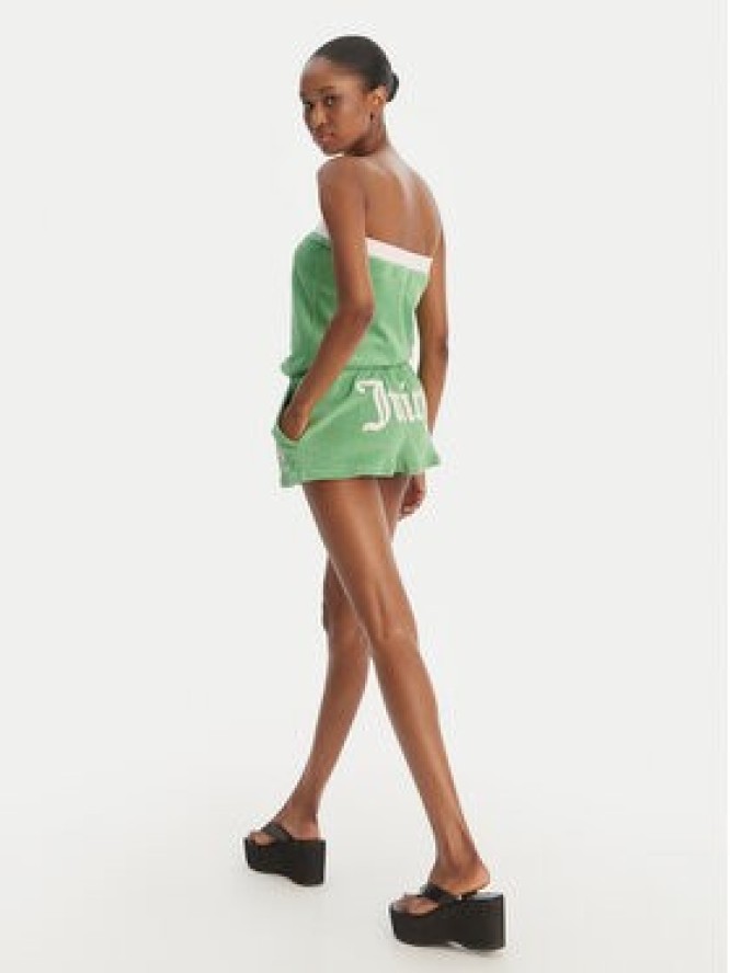 Juicy Couture Kombinezon Applique Terry JCWFP126316 Zielony Regular Fit