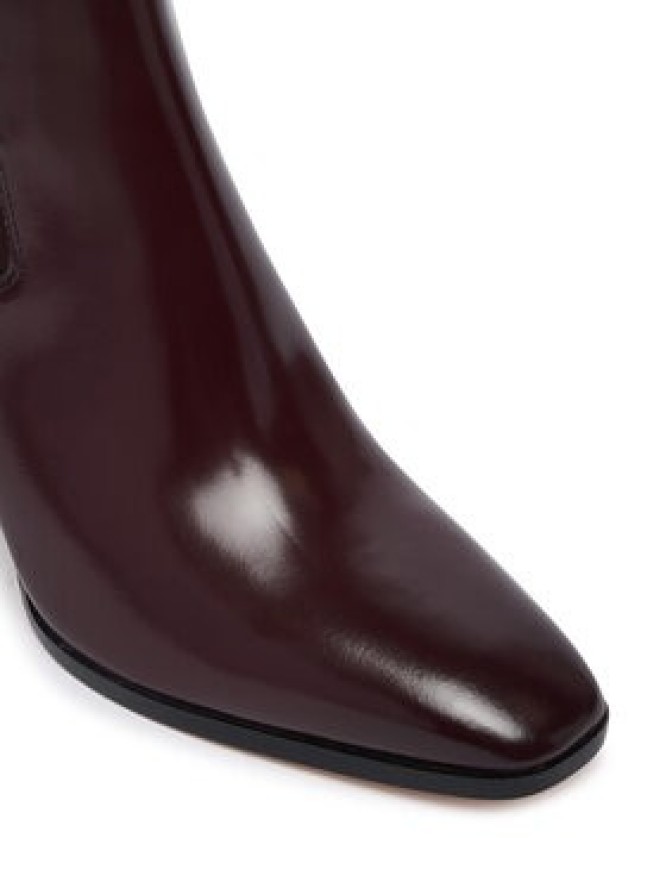 LAUREN RALPH LAUREN Botki Rlyn Bte Hl Bo Bte 802P12049003 Bordowy