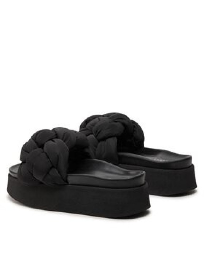 Inuikii Klapki Puffer Braided 70103-177 Czarny